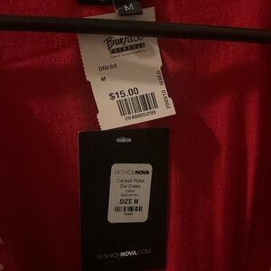 Very cute red polka dot Caribell Med dress